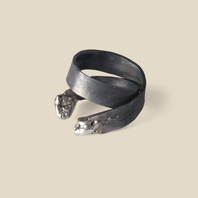 ETERNAL FLESH RING (BLACK LUSTER, 5 US)